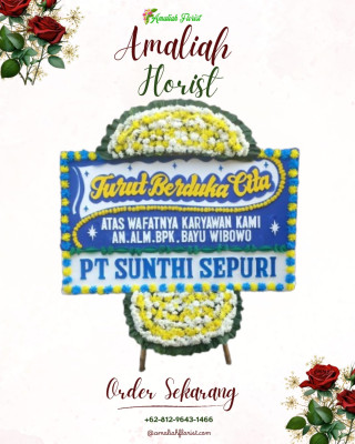 Papan Bunga Duka di Baron