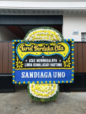 Papan Bunga Duka di Baron
